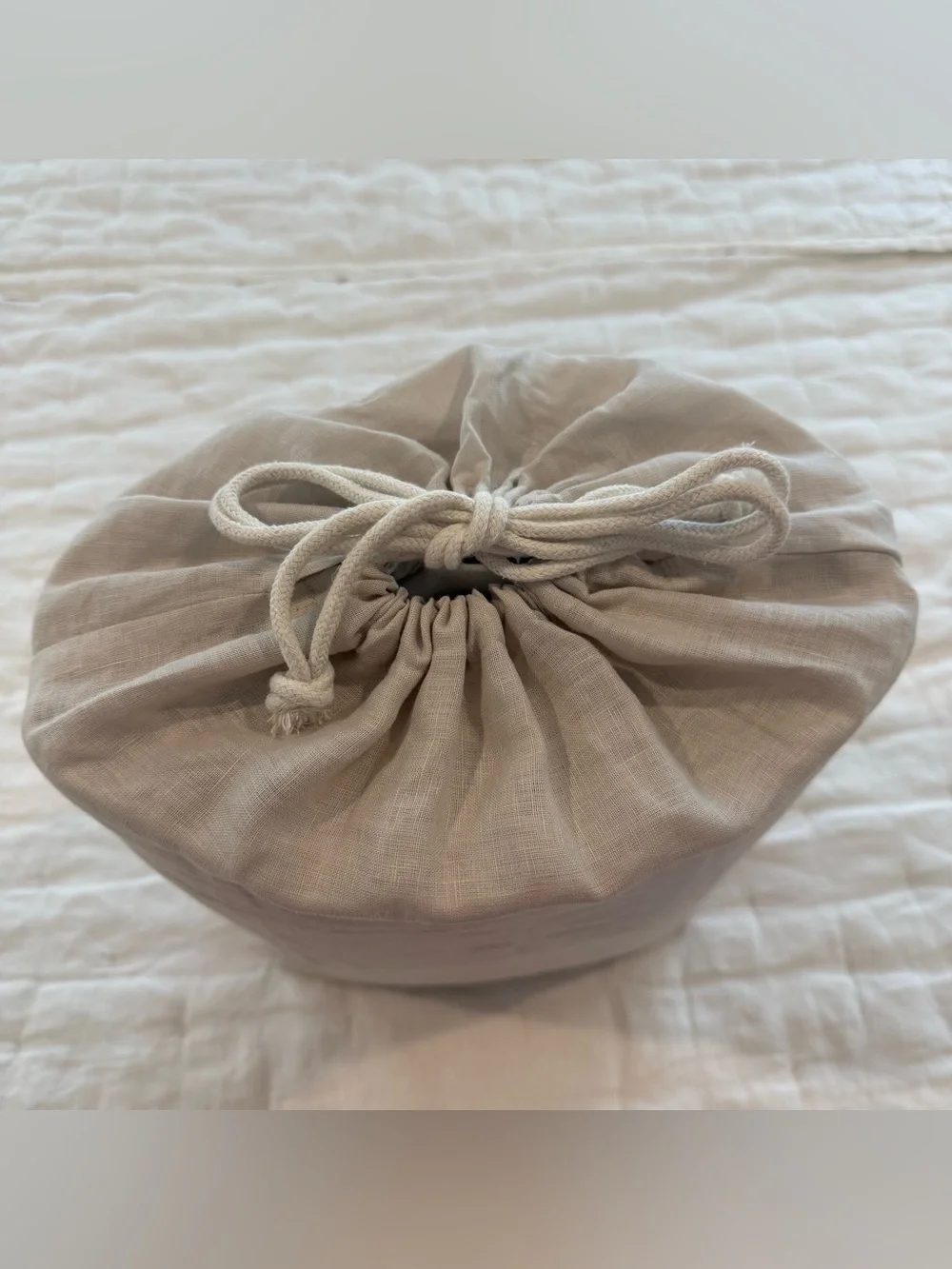 SOLD New Quince European Linen Duvet Cover Set King/CalKing - Sand MSRP $214